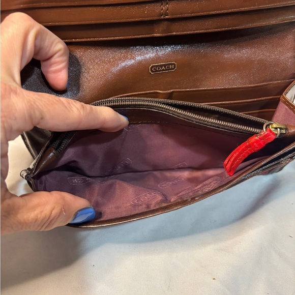 Handpainted Coach Signature Wallet - Picture 7 of 13